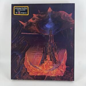 JRR TOLKIEN 80’s Jigsaw Puzzle LORD OF THE RINGS BARAD-DUR By Colorforms